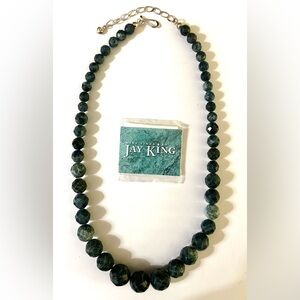 Teal Green Apatite Necklace - Jay King - NEW